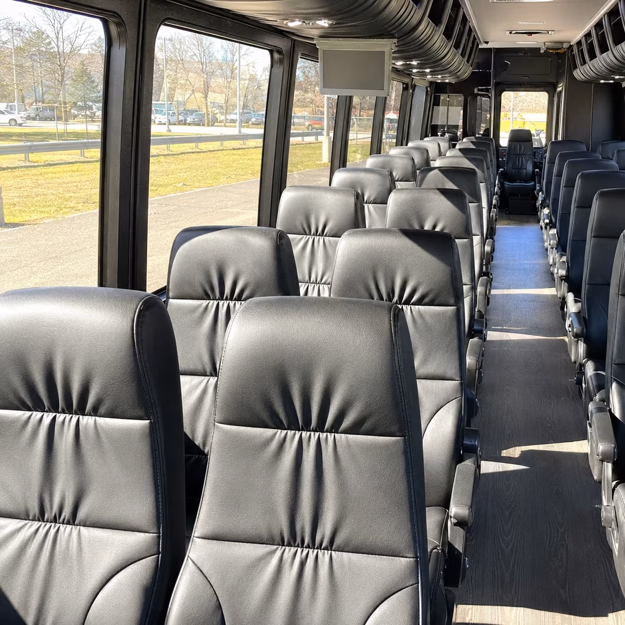 Houston Airport Shuttle & Transportation party bus exterior