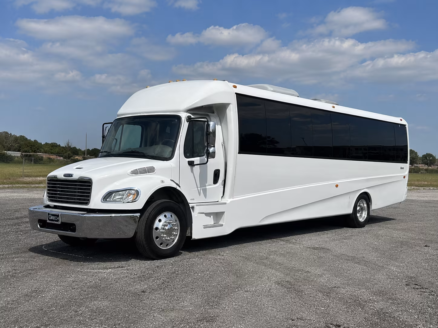 Houston Birthday, Sweet 16, & Quinceañera Transportation party bus exterior