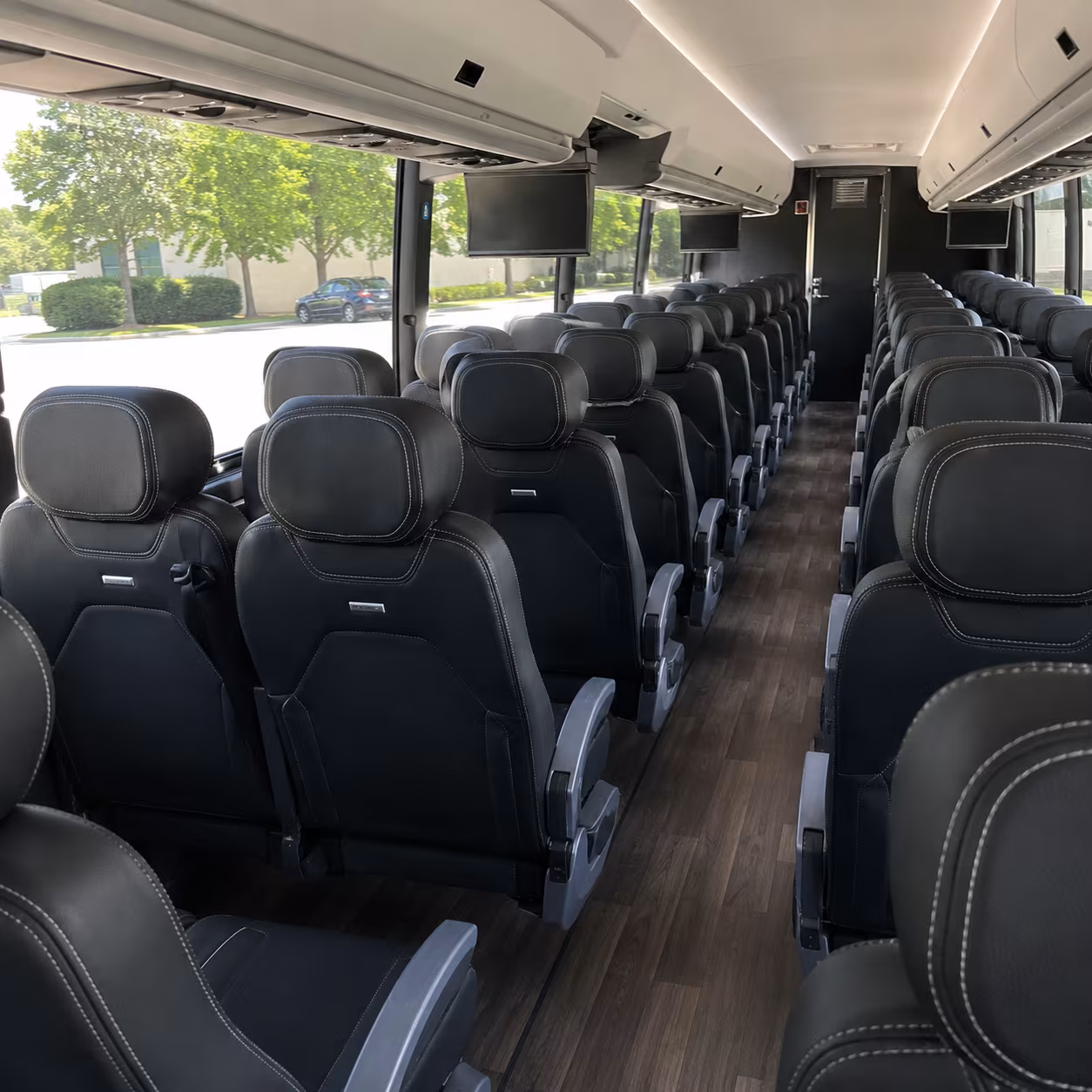 Houston Corporate Transportation party bus exterior