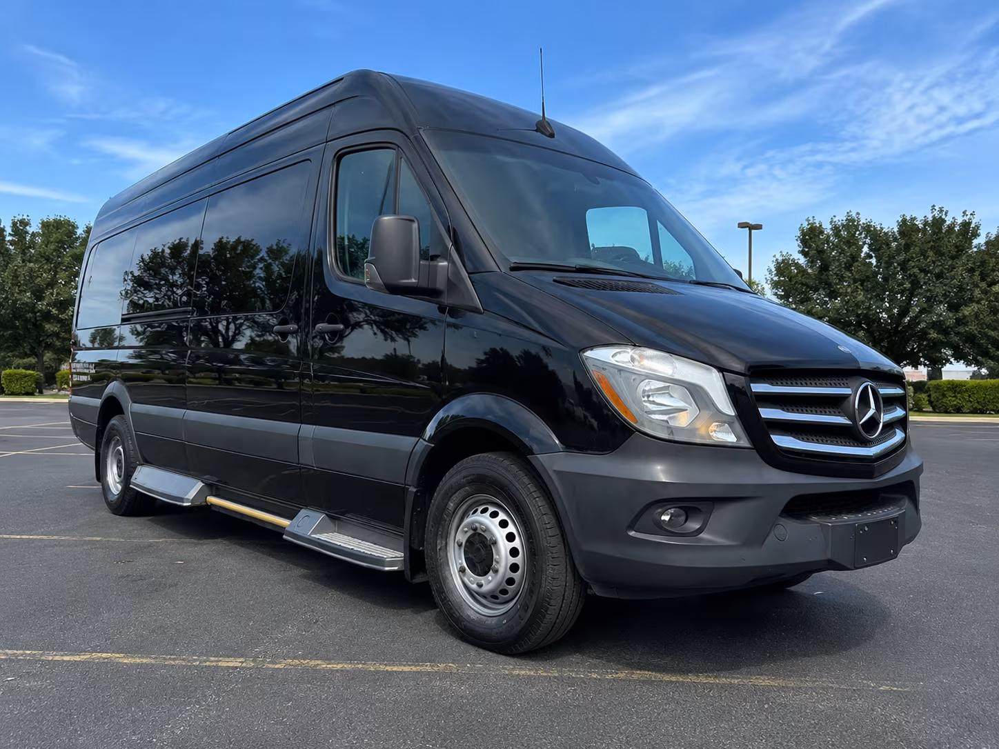 Houston Corporate Transportation party bus exterior