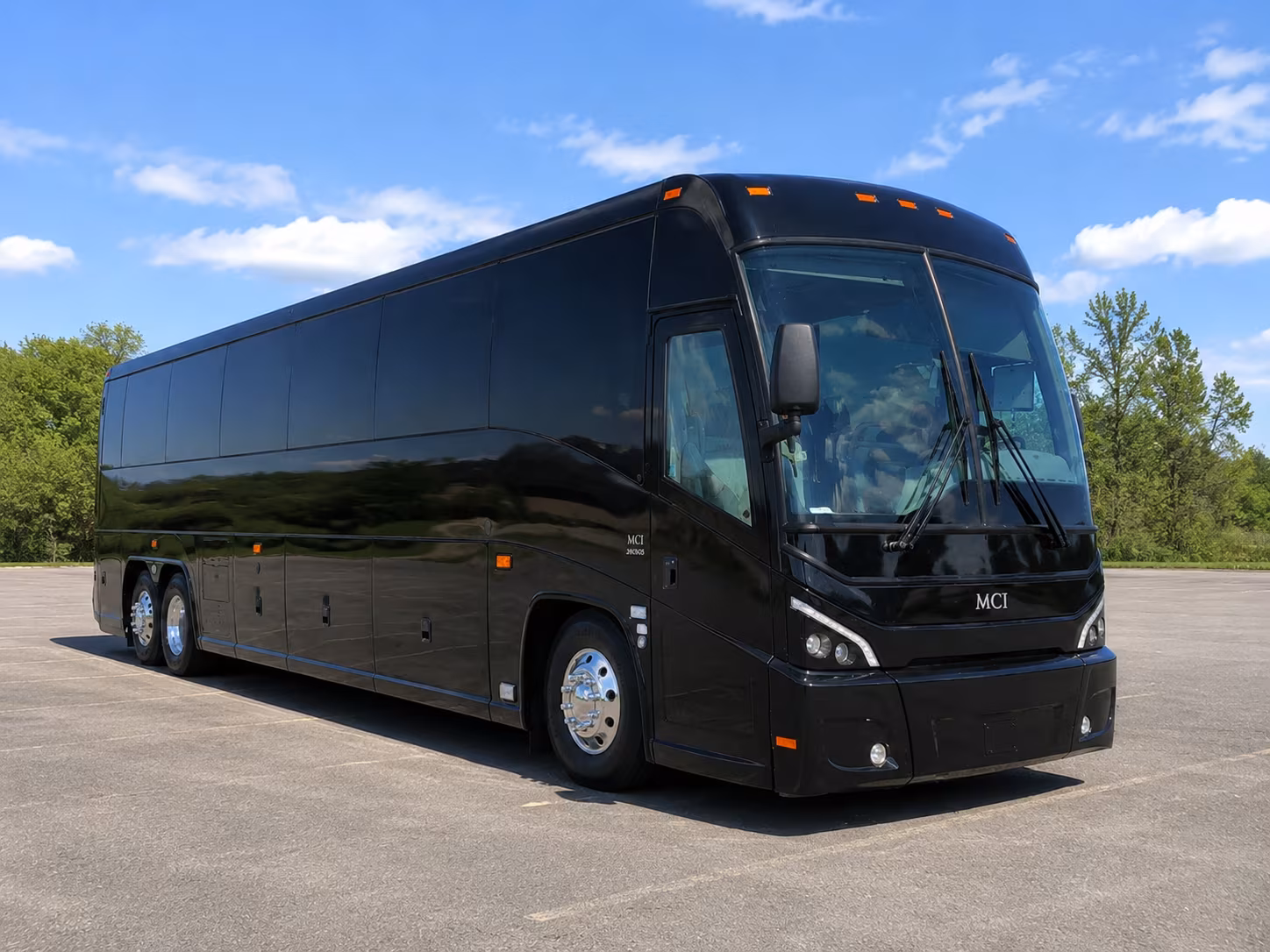 Houston Corporate Transportation party bus exterior