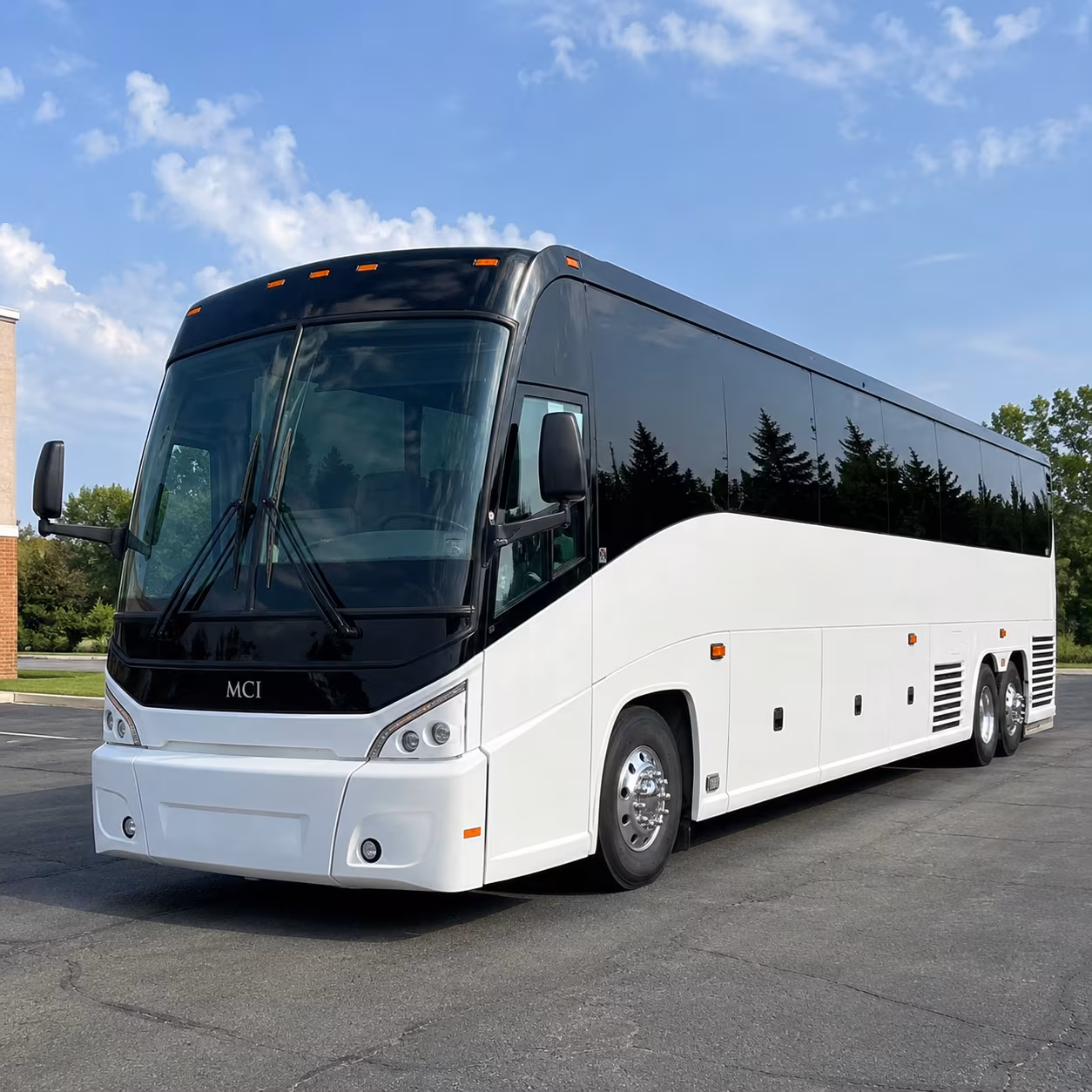 Houston School Event Transportation party bus exterior