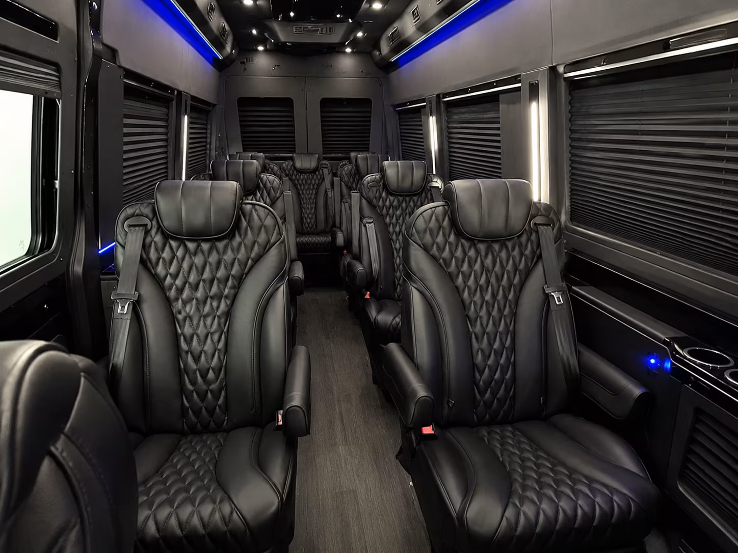 Houston School Event Transportation party bus exterior