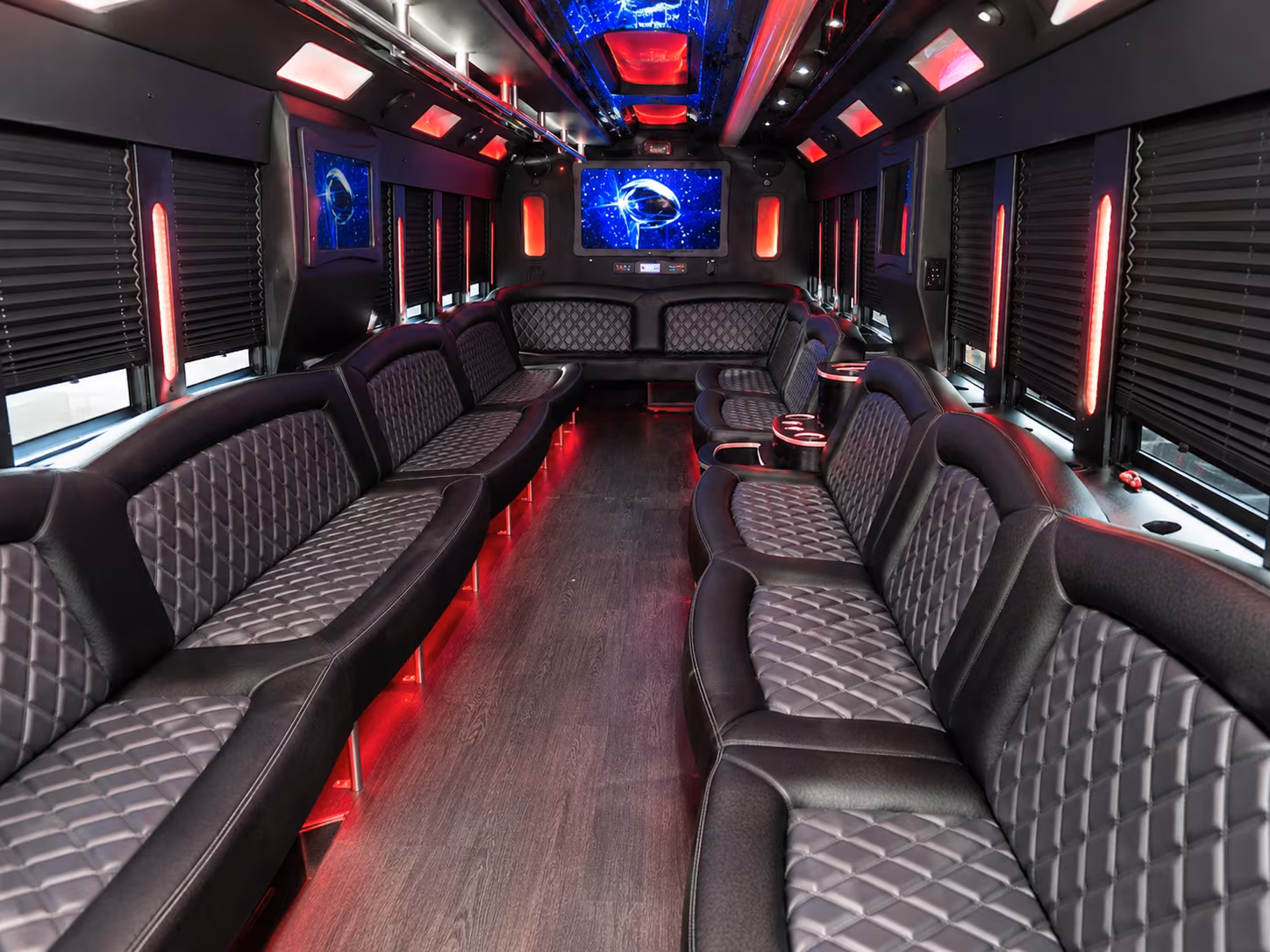 Houston Sporting Event Transportation onboard seating